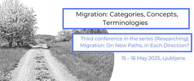 CfP: Migration: Categories, Concepts, Terminologies