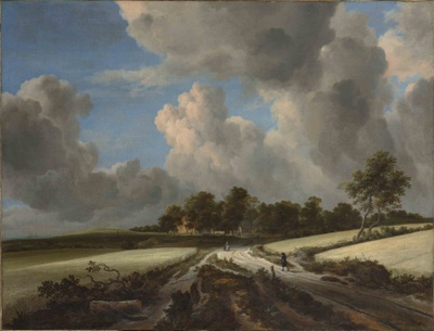 Jacob van Ruisdael, Wheat Fields, ca. 1670, Metropolitan Museum of Art CC0 1.0